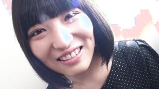 Japanese Amateur Eri Morimiya into a casting couch interview to become a JAV porn performer