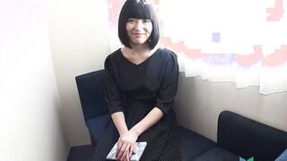 Japanese Amateur Eri Morimiya into a casting couch interview to become a JAV porn performer