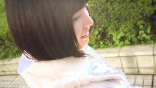 Japanese Amateur Eri Morimiya into a casting couch interview to become a JAV porn performer