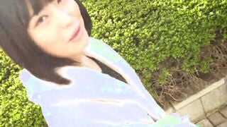 Japanese Amateur Eri Morimiya into a casting couch interview to become a JAV porn performer