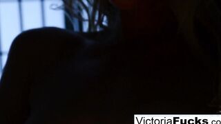 Victoria White shows off her big legs and crazy sexy butt while smoking