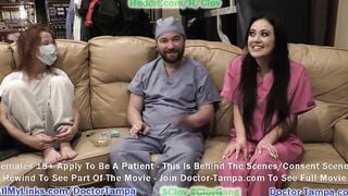 Become Doctor Tampa & Examine Blaire Celeste W. Nurse Stacy Shepard During Humiliating Gyno Exam Required