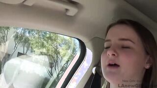 Eager 21yo Blonde jizzes blowing huge penis inside studio