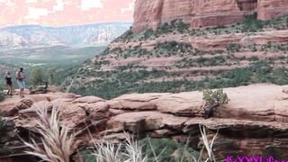 Lusty hiking with TheFoxxxLife