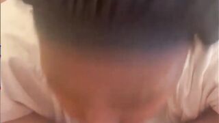 I missed blowing daddy’s cock