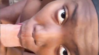 I missed blowing daddy’s cock