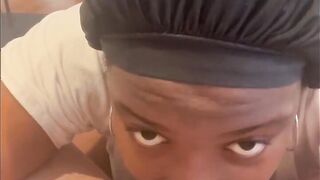 I missed blowing daddy’s cock