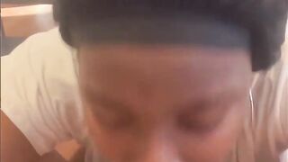 I missed blowing daddy’s cock
