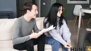 HUNT4K. chick asks BF to read poems while she is carnal with buddy