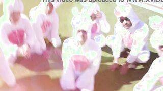 Easter Bunnies gone Wild, Anna de Ville, 7on1, Anal and No Snatch, ass to mouth, Nuts Deep Anal, DAP, TAP, Huge Gapes, Drink GIO2145