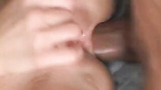 Mom mom blows the boy next door's rough penis