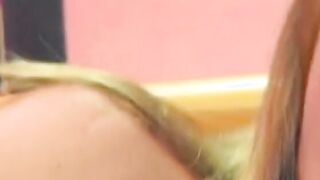 Slim Women moans while taking huge penis