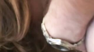 Dark Hair Hottie gets cum inside her mouth after Cutie, big banged
