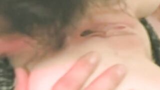 Bro facializes young Hot after plowing her asshole and cunt