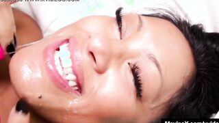 Mom Maxine X Mouth, Vagina & Booty Pounded By Huge African Dicks!