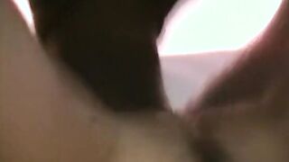 Lucky shaved dude fucks 2 slim girls with tight cunts into living room