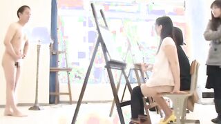 When I went to the art club of a chick's college as a naked celeb, I was bullied by being ridiculed.