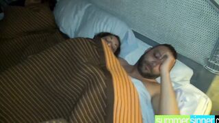 SummerSinner.com - Turned On dark haired Beauty wakes up early to got her sweet twat pleased into a swinger’s club