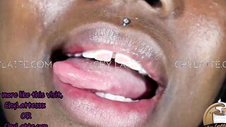 Face Bdsm JOI Make Out With Me Fantasy African Full Lips Lip Bdsm Mouth Bdsm Mouth