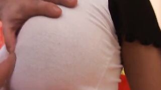 Hot booty lola on bed sucking off and fucking Beauty cock