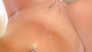 Freaky dark haired 18 year old does wild and soak sixty-nine session