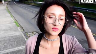 CARNEDELMERCADO - (Luna Castillo, Alex Moreno) - Nerdy Hispanic With Voluptuous Body Picked Up And Screwed Rough By A Long Dick