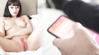 Fiance plays with dildo making herself cum