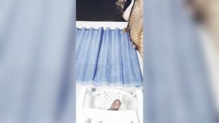 Mirelladelicia sensual bitch having fun with two massive toys 30X5 and 36X5 punching lovely inside the snatch