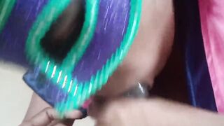 Desi housewife enjoy blow job cum