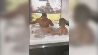 I meeting this crazy sexy bimbos and I couldn't resist showing him my huge penis