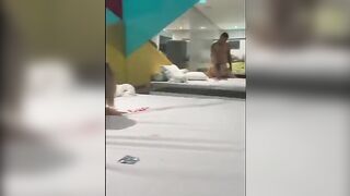 I meeting this crazy sexy bimbos and I couldn't resist showing him my huge penis