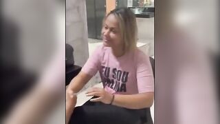 I meeting this crazy sexy bimbos and I couldn't resist showing him my huge penis