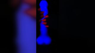 My blue friend Hand Job