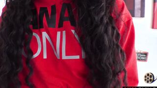 ANAL ONLY Lydia Ebony loves anal
