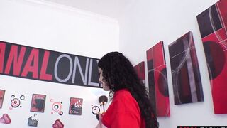 ANAL ONLY Lydia Ebony loves anal