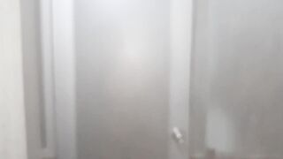 THE SEXUAL cougar BOMBSHELL COMES OUT OF THE SAUNA VERY SWEATY AND GETS SOAK INSIDE FOAM