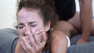 SHE THOUGHT THE SHOOT WOULD BE EASY - Huge Dick Destroys eighteen Yo Tight 18 Yo Geisha Kyd