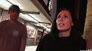 Hottie Old Wifey Real Pickup and Amateur Plowed on Street