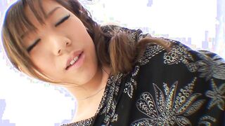 Japanese shy 18 year old at casting with hard Yakuza Fucker