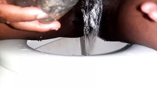 Peeing to catch a beautiful screwed