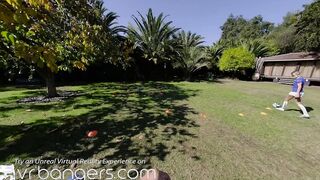 VR BANGERS Tight Vagina Outdoors Sex With College Hot Chloe Temple