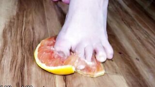 Small Powerful TOES Squashing Delicious Fruit