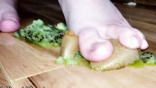 Small Powerful TOES Squashing Delicious Fruit