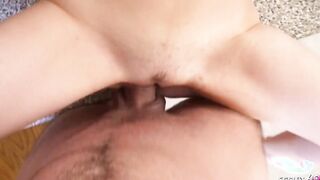 SLIM DAUGHTER REAL AMATEUR point of view SEX WITH STEP DAD