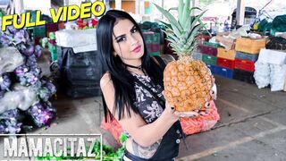 CARNEDELMERCADO - (Melina Zapata, Mister Marco) - Huge Butt Hispanic Gothic Cunt With Mouth Nailed Her Into Her Inked Vagina Full Clip