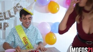 Her Fiance Blows My Dick While I Talk To Him - MOFOS21