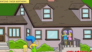 A wild birthday party - The Simptoons
