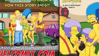 A wild birthday party - The Simptoons