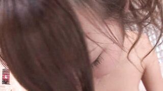 Long titties 18 yo Hitomi likes to play with rough dicks