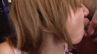 Each of the perverted types is allowed to cum inside the pure Japanese Schoolgirl